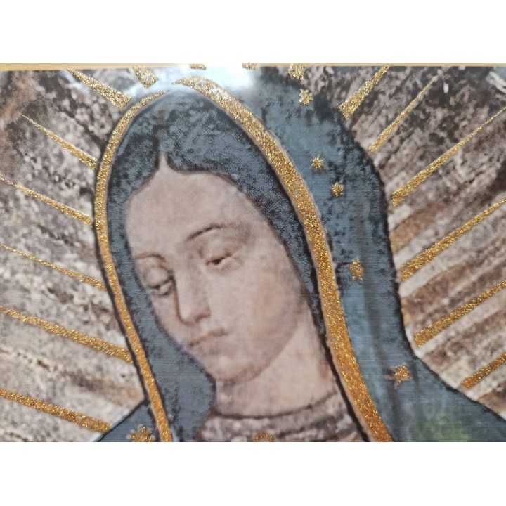 Virgen de Guadalupe Imagen 60x90 cm Mural en azulejos