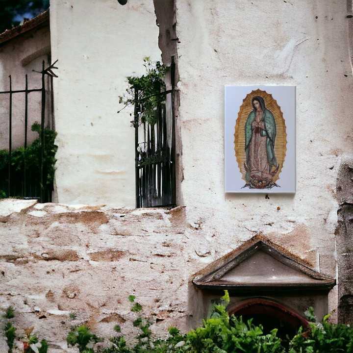Virgen de Guadalupe Imagen en Azulejo - Alcesa