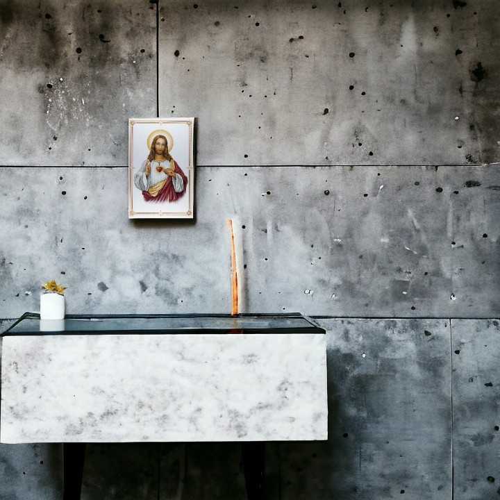 Sagrado Corazón de Jesús Imagen en Azulejo - Alcesa