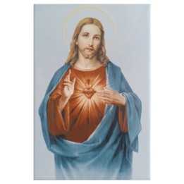 Sagrado Corazón de Jesús Imagen en Azulejo 20x30 cm
