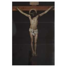 Cristo crucificado Imagen Mural 60x90 cm en azulejo