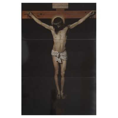 Cristo crucificado Imagen Mural 60x90 cm en azulejo