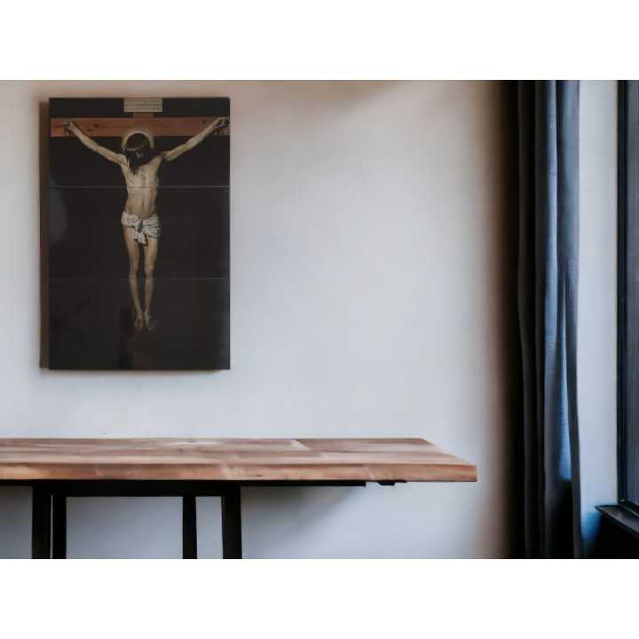 Cristo crucificado Imagen 60x90 cm en azulejos - Tiles 2000