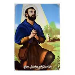 San Isidro Labrador Imagen en azulejo