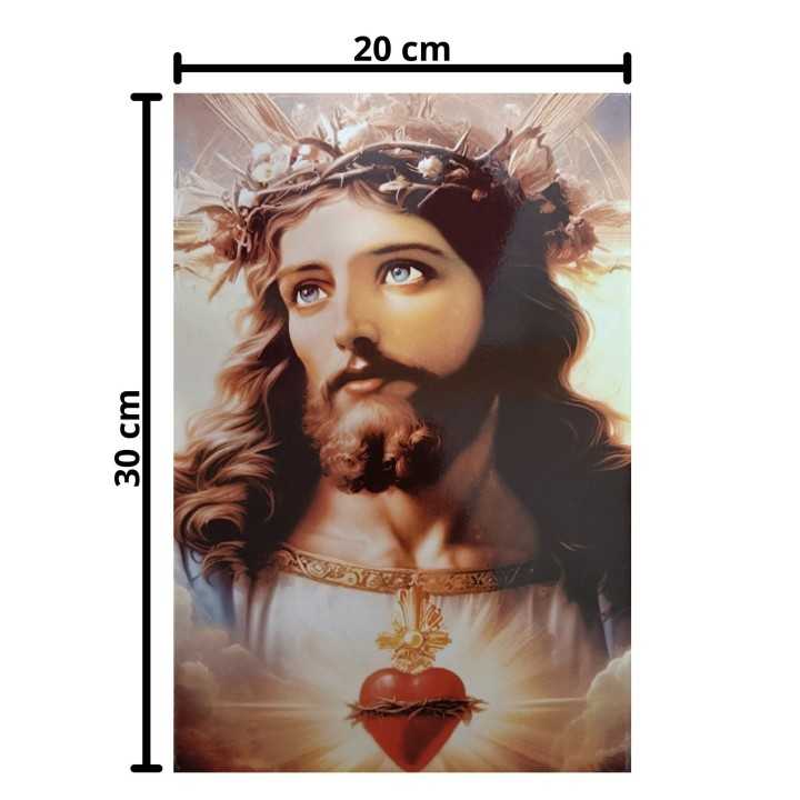 Sagrado Corazón de Jesús Imagen en azulejo