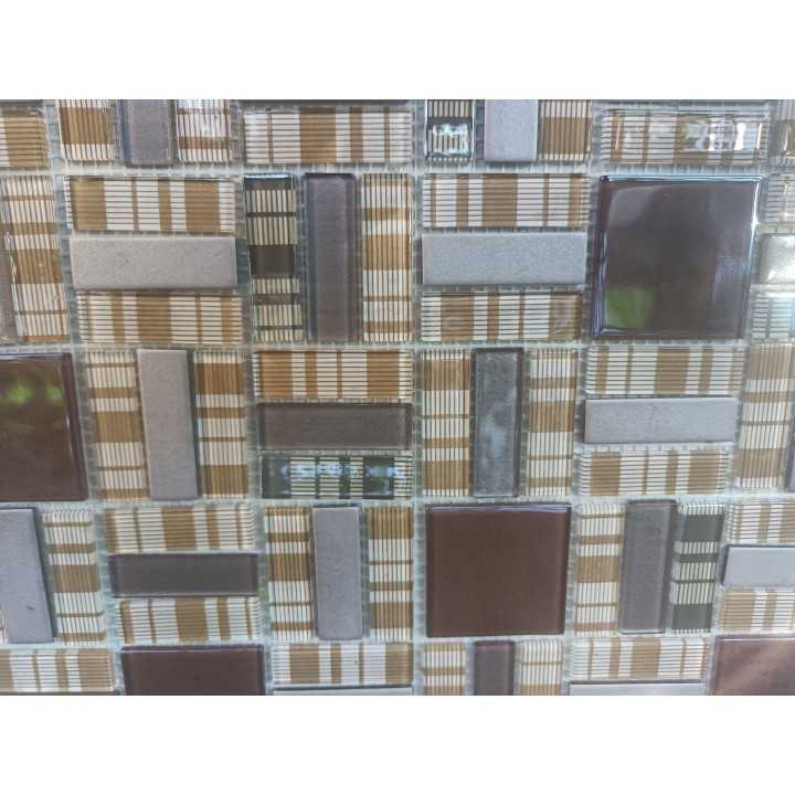 Malla decorativa modelo cebra 30x30 cm Alcesa