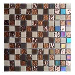 Malla decorativa Dorado Café Paraíso Decornamento 30x30 cm