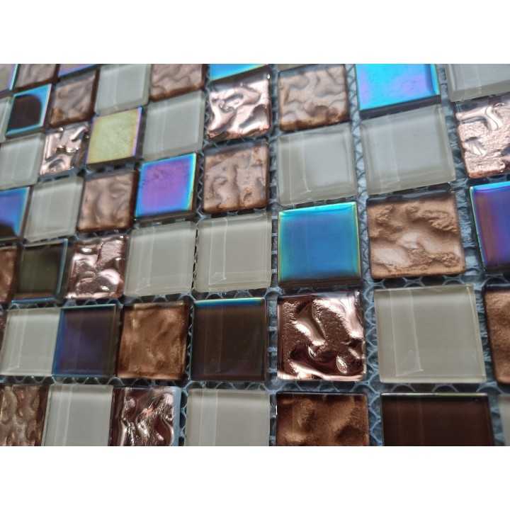 Malla decorativa Dorado Café Paraíso Decornamento 30x30 cm