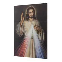 Divina Misericordia Imagen 60x90 cm en azulejo