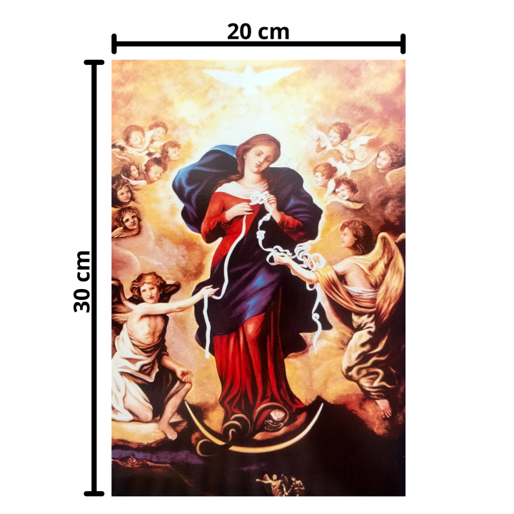 Inmaculada Virgen Desatanudos Cuadro Imagen en Azulejo