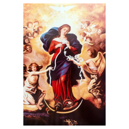 Inmaculada Virgen Desatanudos Cuadro Imagen en Azulejo Sigalta