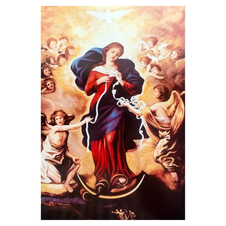 Inmaculada Virgen Desatanudos Cuadro Imagen en Azulejo Sigalta