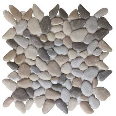 Malla Estilo Piedras decorativa Color Beige 27x27 cm