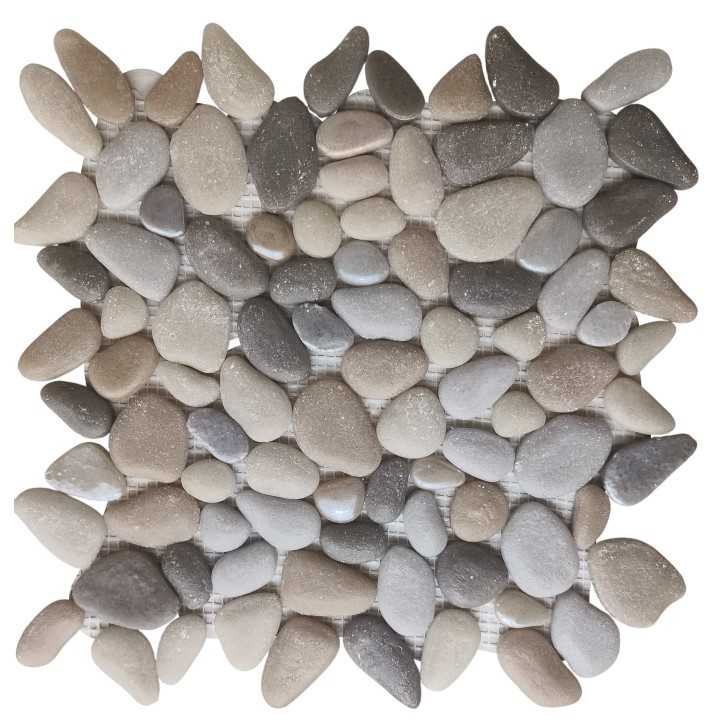 Malla Estilo Piedras decorativa Color Beige 27x27 cm