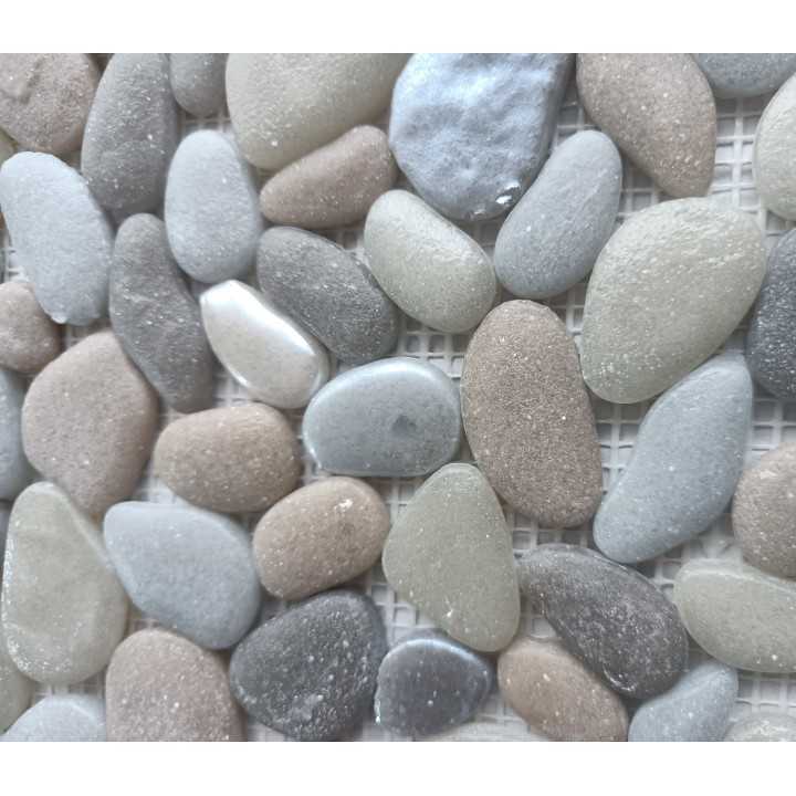 Malla Estilo Piedras decorativa Color Beige 27x27 cm - Alcesa