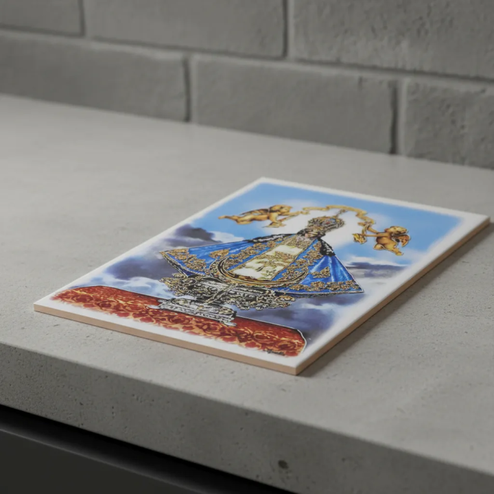 Virgen de San Juan de los Lagos Imagen en azulejo - Sigalta