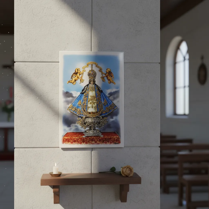 Virgen de San Juan de los Lagos Imagen en azulejo - Sigalta