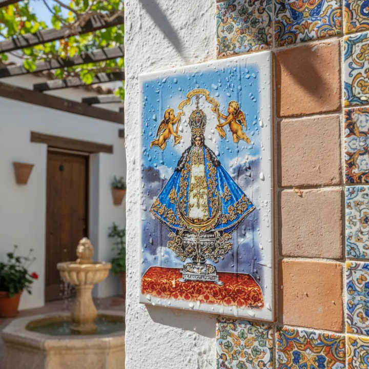 Virgen de San Juan de los Lagos Imagen en azulejo - Sigalta
