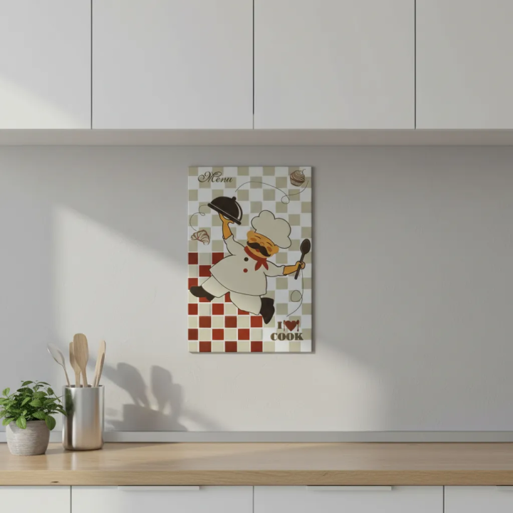 Chefsito Decorado Para Cocina Imagen En Azulejo 20x30cm - Cocemex