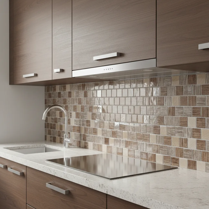 Malla Cenefa decorativa Magenta 30x30 cm Cocina y Baño