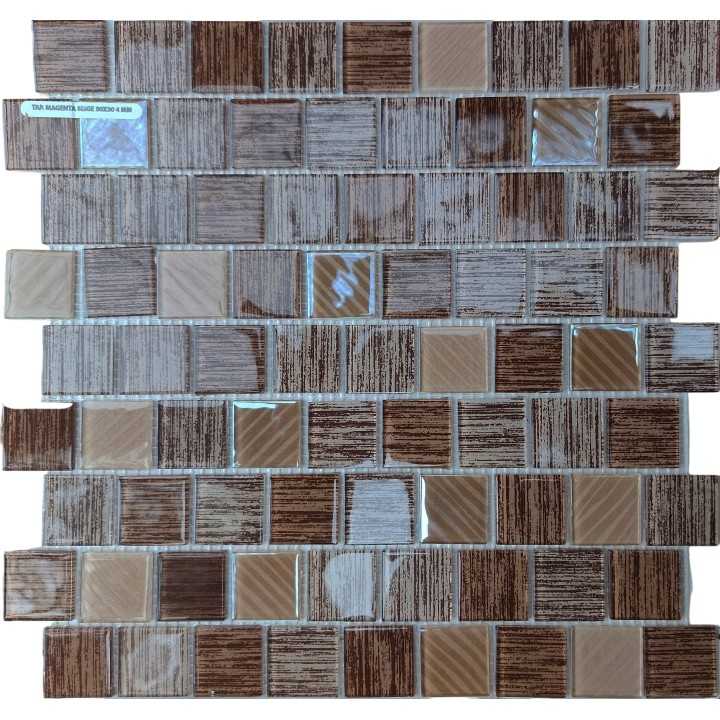Malla Cenefa decorativa Magenta 30x30 cm Cocina y Baño