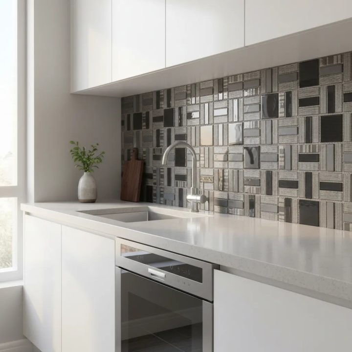 Malla decorativa modelo cebra 30x30 cm Alcesa