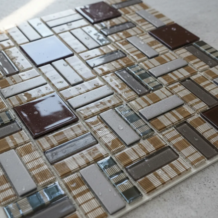 Malla decorativa modelo cebra 30x30 cm Alcesa