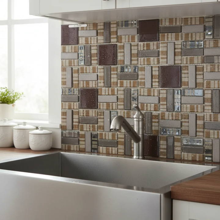 Malla decorativa modelo cebra 30x30 cm Alcesa