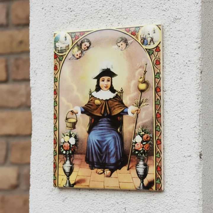 Santo Niño de Atocha Imagen en azulejo - Sigalta