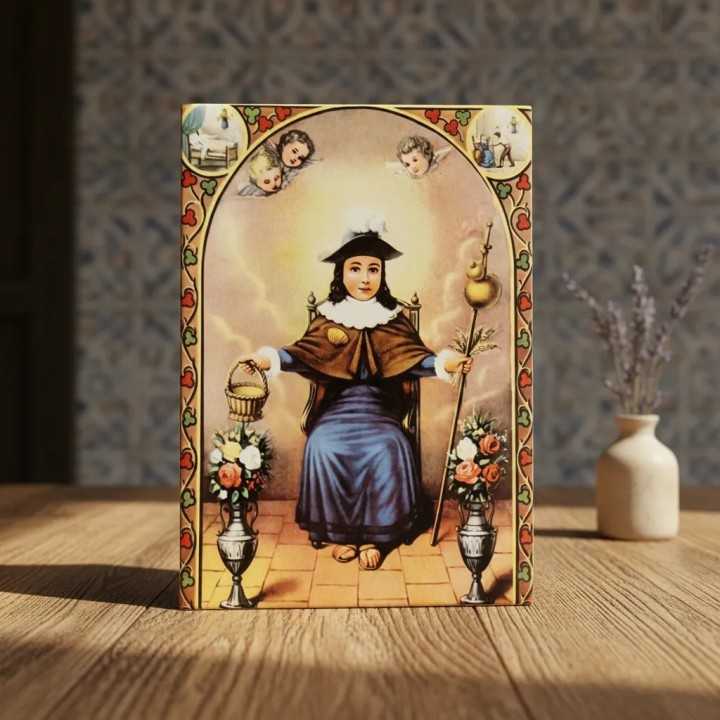 Santo Niño de Atocha Imagen en azulejo - Sigalta