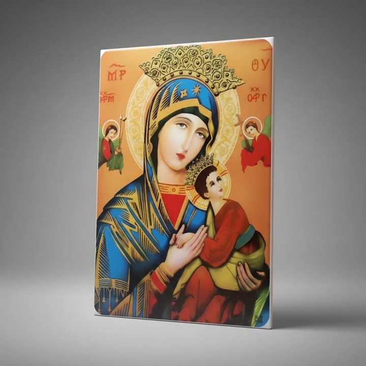 Nuestra Señora del Perpetuo Socorro Cuadro Imagen en Azulejo