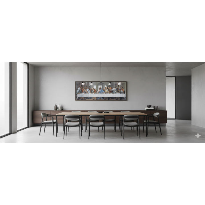 Ultima Cena Imagen 80x30 cm Panorámica en azulejos - Cocemex