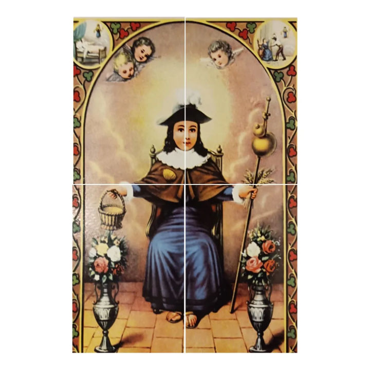 Santo Niño de Atocha Imagen en azulejo Exteriores - Sigalta
