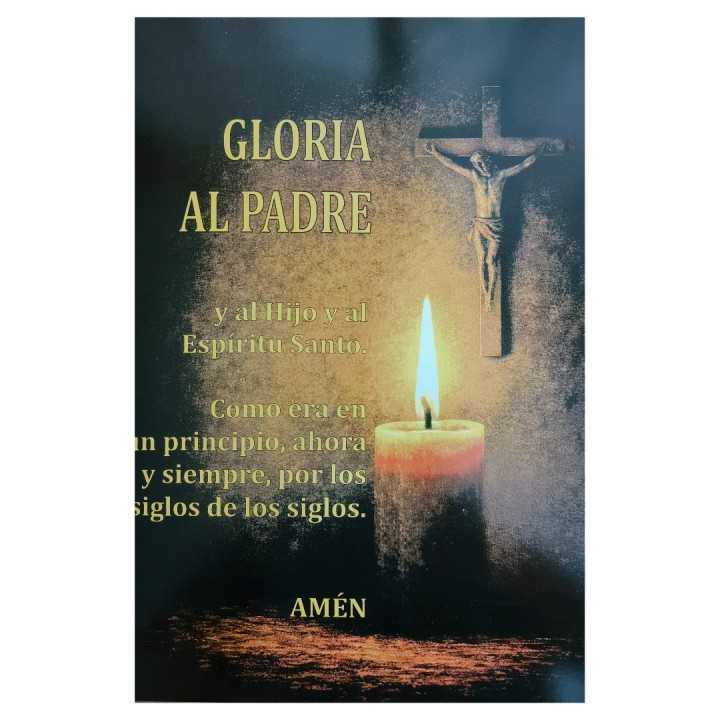 Gloria al Padre Cuadro Imagen en Azulejo 30x45