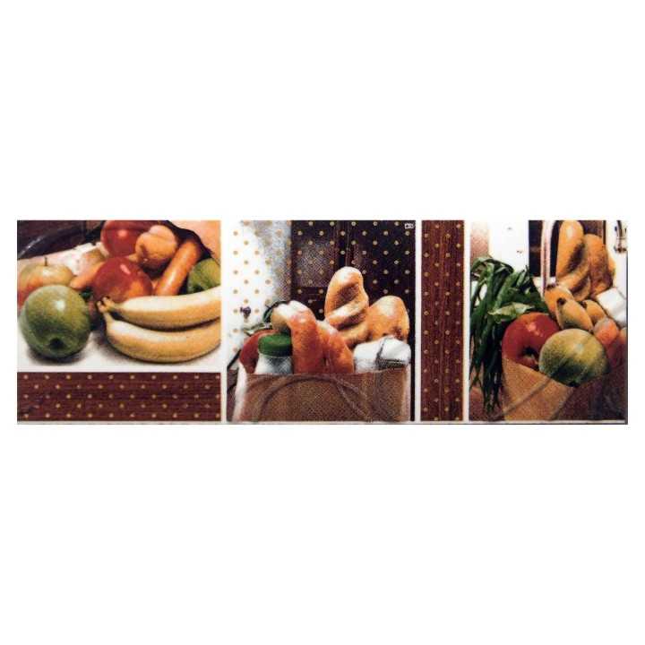 Listelo para cocina Modelo Frutas 7x20CM - Alcesa