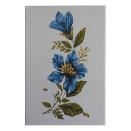 Azulejo decorado para cocina 20x30 cm modelo Flor - 