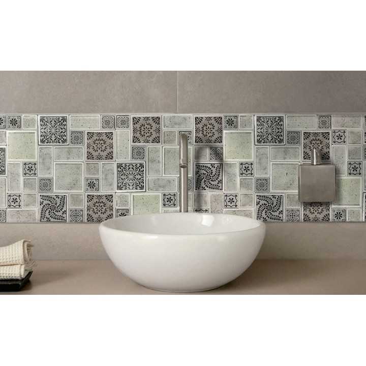 Malla decorativa de vidrio Balche 30x30 cm - 