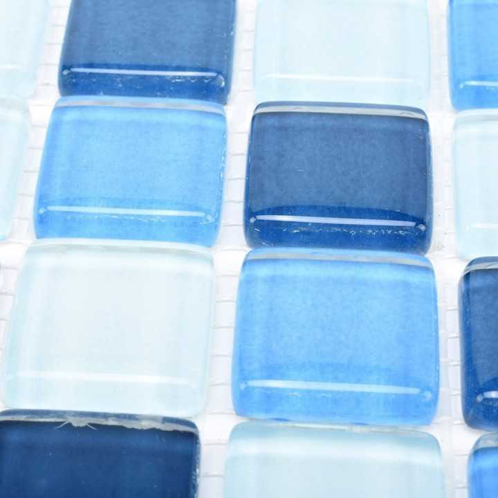 Malla azul para decoracion en pared 30x30 cm - 