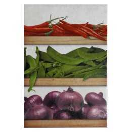 Inserto para cocina Verduras II Azulejo 20x30 cm Alcesa