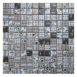 Malla decorativa para Pared Diseño Café 30x30 cm Alcesa