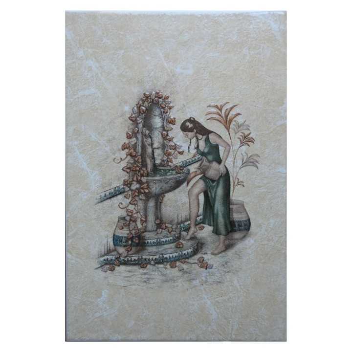 Amazonas en Gamma Beige Imagen en azulejo 20x30 cm Alcesa