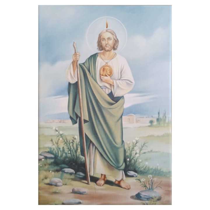 San Judas Tadeo Imagen 20x30 cm en azulejo Cocemex Porcelanite
