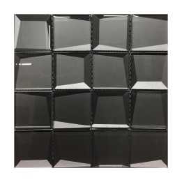 Malla decorativa de vidrio para pared Petac Gris 30x30 cm