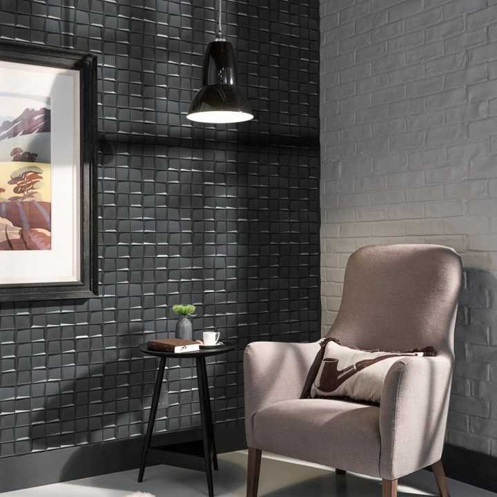 Malla decorativa de vidrio para pared Petac 30x30 cm - Alcesa