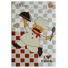 Chefsito Decorado Para Cocina Imagen En Azulejo 20x30cm - Cocemex