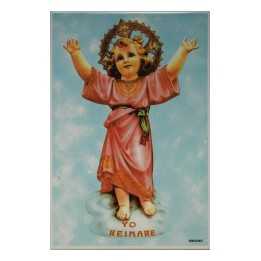 Divino Niño Jesús Imagen en azulejo 20x30 cm Miraflores