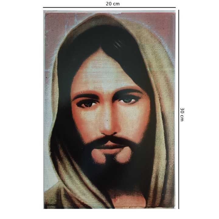 Rostro de Cristo Imagen 20x30 cm en azulejo - Miraflores