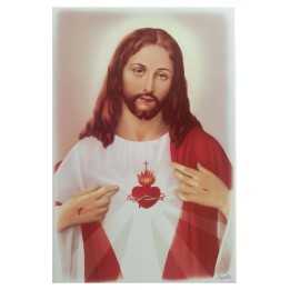 Sagrado Corazón de Jesús Imagen en azulejo 20x30 cm Sigalta