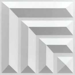 Panel decorativo 3D PVC D003 4 pzas 50x50 cm 1m2