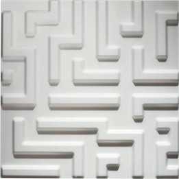 Panel decorativo 3D PVC D098 4 pzas 50x50 cm 1m2 - Decornamento